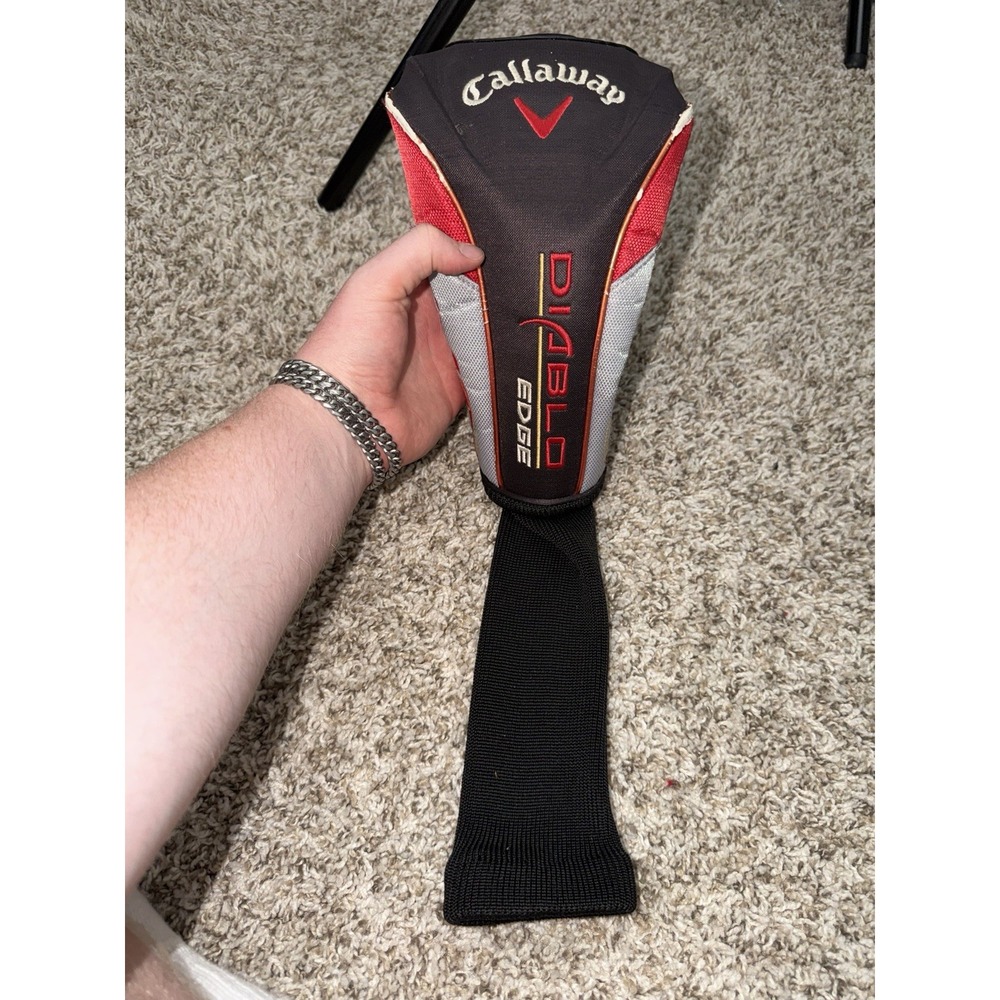Callaway Golf Diablo Edge Driver Black & Red Golf Club Head Cover
